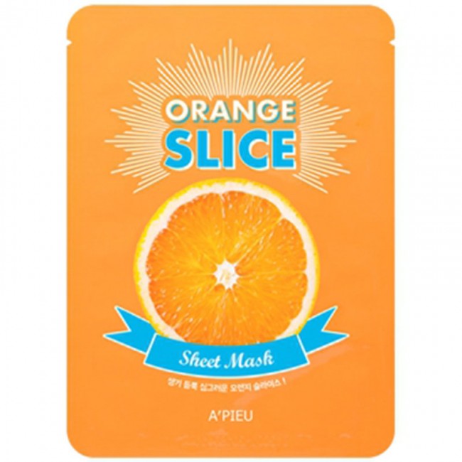 A'PIEU Оrange Slice Sheet Mask Тканевые маски-слайсы с экстрактом апельсина, 20 г A'PIEU Оrange Slice Sheet Mask Тканевые маски-слайсы с экстрактом апельсина, 20 г