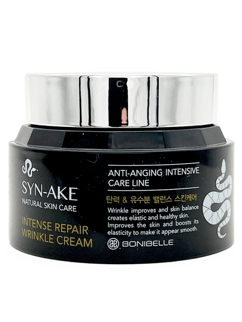 Enough Антивозрастной крем для лица с пептидом змеиного яда Bonibelle Syn-Ake Intense Repair Wrinkle Cream, 80 мл Enough Антивозрастной крем для лица с пептидом змеиного яда Bonibelle Syn-Ake Intense Repair Wrinkle Cream, 80 мл