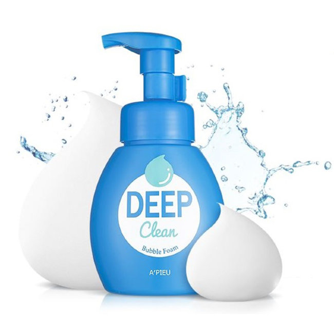 A'PIEU Deep Clean Bubble Foam Пенка для умывания и снятия макияжа, 200 мл