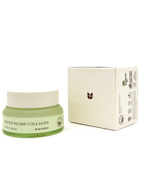 Mizon Ночной крем для лица Веган формула с фитоколлагеном Phyto Plump Collagen Day Cream, 50 мл