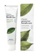 Median Гелевая зубная паста с экстрактом зеленого чая Pleasia Green Tea Breath Care Tooth Paste, 120 г