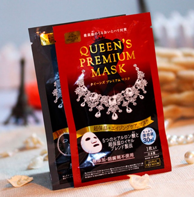 Quality First Queen's Premium Mask Red Ультраувлажняющая антивозрастная премиальная маска, 5 шт