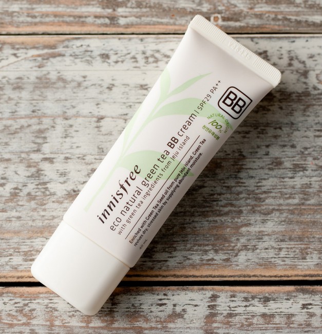 Innisfree Eco Natural Green Tea BB Cream SPF29 PA++ #2 Natural Beige Натуральный ББ крем с зеленым чаем, 40 мл
