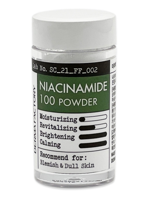 Derma Factory Косметический порошок ниацинамида для ухода за кожей Niacinamide 100 Powder, 9 мл