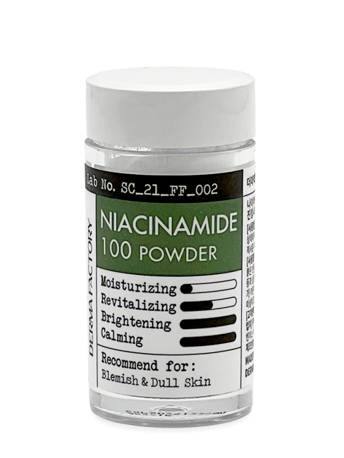 Derma Factory Косметический порошок ниацинамида для ухода за кожей Niacinamide 100 Powder, 9 мл