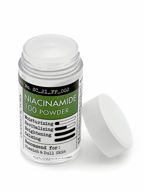 Derma Factory Косметический порошок ниацинамида для ухода за кожей Niacinamide 100 Powder, 9 мл