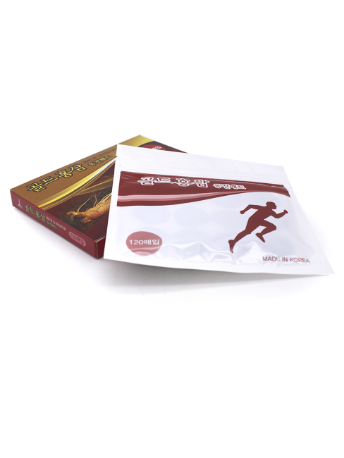 Daejeon Пластырь точечный для тела с красным женьшенем Red Ginseng Dong Jeon Pad, 120 шт