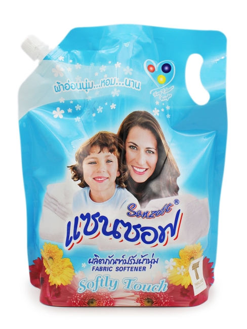 Sanzoft Кондиционер для белья Мягкое прикосновение Fabric Softener Softly Touch, 1800 мл Sanzoft Кондиционер для белья Мягкое прикосновение Fabric Softener Softly Touch, 1800 мл
