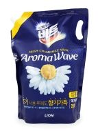 LION Гель концентрат парфюмированный для стирки Cвежая ромашка Aroma Wave Fresh Chamomile Musk, 2000 мл LION Гель концентрат парфюмированный для стирки Cвежая ромашка Aroma Wave Fresh Chamomile Musk, 2000 мл