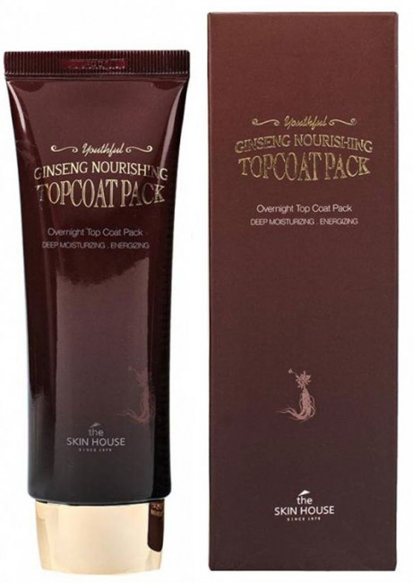 The Skin House Ginseng Nourishing Top Coat Pack Питательная ночная маска с женьшенем, 80 мл