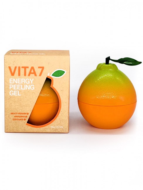 The YEON Энергетический пилинг-гель скатка с AHA-BHA кислотами для лица Vita7 Energy Peeling Gel, 100 мл