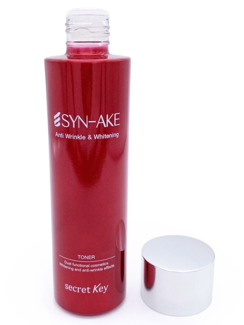 Secret Key Антивозрастной отбеливающий тоник со Змеиным ядом Syn-Ake Anti Wrinkle & Whitening Toner, 150 мл