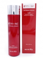 Secret Key Антивозрастной отбеливающий тоник со Змеиным ядом Syn-Ake Anti Wrinkle & Whitening Toner, 150 мл Secret Key Антивозрастной отбеливающий тоник со Змеиным ядом Syn-Ake Anti Wrinkle & Whitening Toner, 150 мл