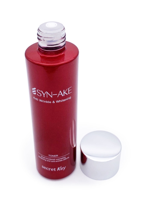 Secret Key Антивозрастной отбеливающий тоник со Змеиным ядом Syn-Ake Anti Wrinkle & Whitening Toner, 150 мл