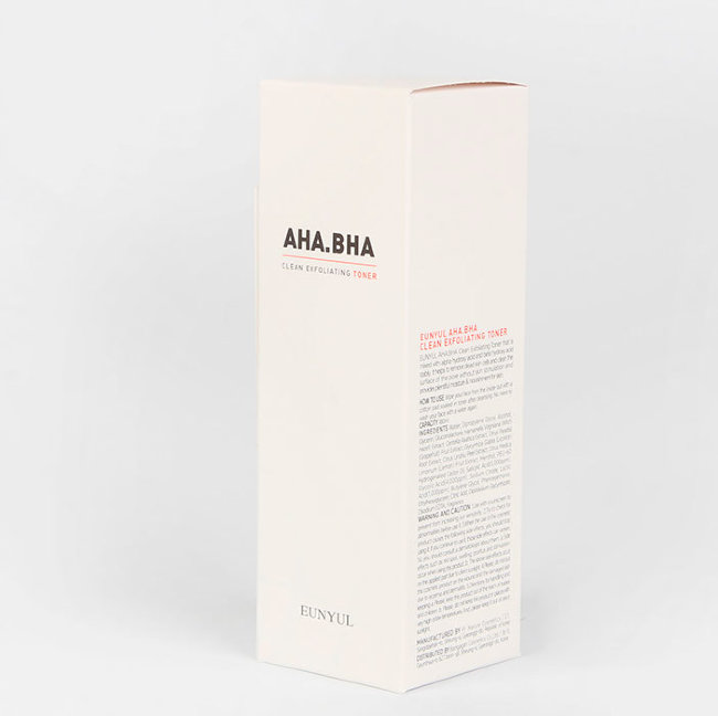 EUNYUL AHA.BHA Clean Exfoliating Toner Отшелушивающий тонер с AHA и BHA кислотами для чистой кожи, 180 мл EUNYUL AHA.BHA Clean Exfoliating Toner Отшелушивающий тонер с AHA и BHA кислотами для чистой кожи, 180 мл