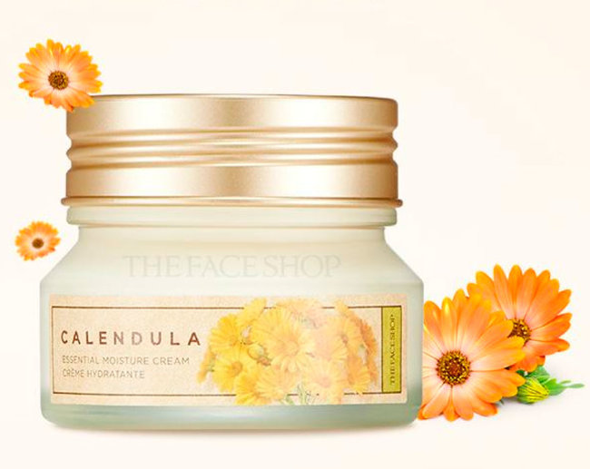 The Face Shop Calendula Essential Moisture Cream Увлажняющий крем для лица с экстрактом календулы, 50 мл The Face Shop Calendula Essential Moisture Cream Увлажняющий крем для лица с экстрактом календулы, 50 мл