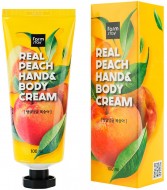 FarmStay Real Peach Hand & Body Cream Крем для рук и тела с персиком, 100 мл