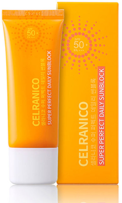 Celranico Super Perfect Daily Sunblock SPF50/Pa+++ Солнцезащитный крем для лица SPF50/Pa+++, 40 мл