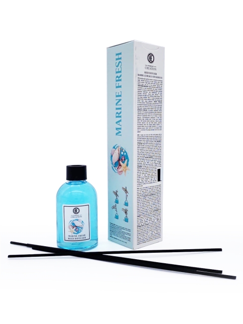 Kreasyon Аромадиффузор с палочками Морская Свежесть Reed Diffuser Marine Fresh, 115 мл Kreasyon Аромадиффузор с палочками Морская Свежесть Reed Diffuser Marine Fresh, 115 мл