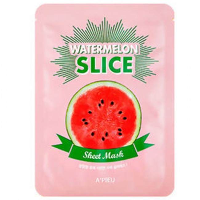 A'PIEU Watermelon Slice Sheet Mask Тканевые маски-слайсы с экстрактом арбуза, 20 г A'PIEU Watermelon Slice Sheet Mask Тканевые маски-слайсы с экстрактом арбуза, 20 г