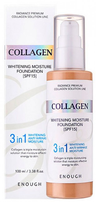 Enough Collagen 3in1 Whitening Moisture Foundation SPF15 #13 Тональный крем, 100 мл