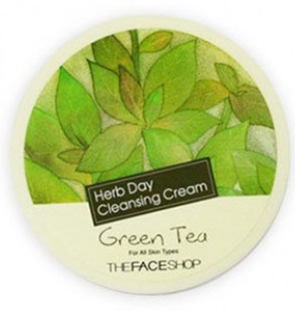 THE FACE SHOP Herb Day Massage Cream Green Tea Очищающий крем для лица с зеленым чаем, 150 мл THE FACE SHOP Herb Day Massage Cream Green Tea Очищающий крем для лица с зеленым чаем, 150 мл