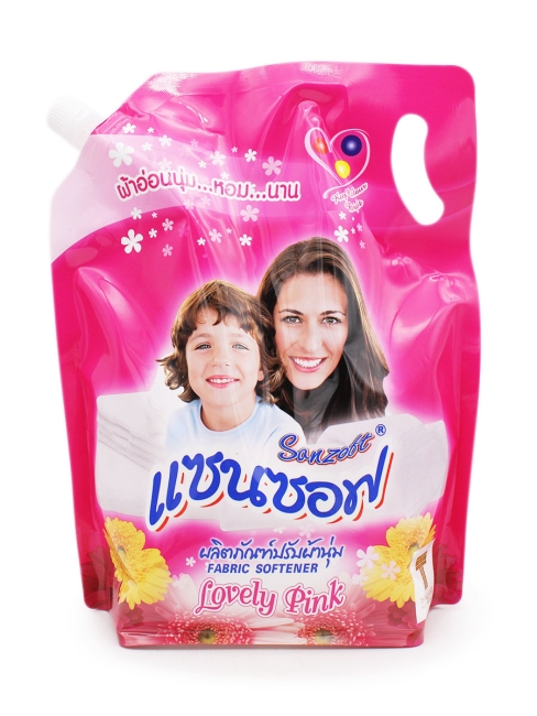 Sanzoft Кондиционер для белья Розовая лапчатка Fabric Softener Lovely Pink, 1800 мл Sanzoft Кондиционер для белья Розовая лапчатка Fabric Softener Lovely Pink, 1800 мл