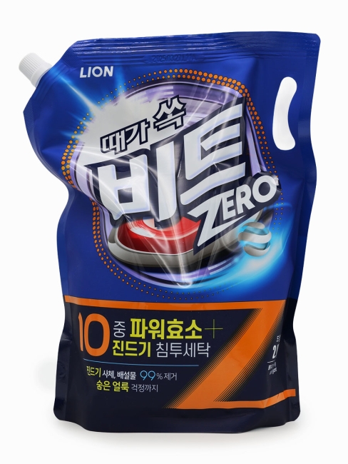 LION Гель концентрат для стирки с ферментами Beat Liquid Drum, 2000 мл