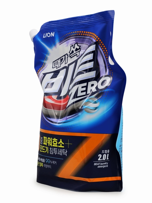 LION Гель концентрат для стирки с ферментами Beat Liquid Drum, 2000 мл