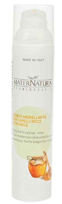Mater Natura Флюид-гель для укладки вьющихся волос с медом, 100 мл
