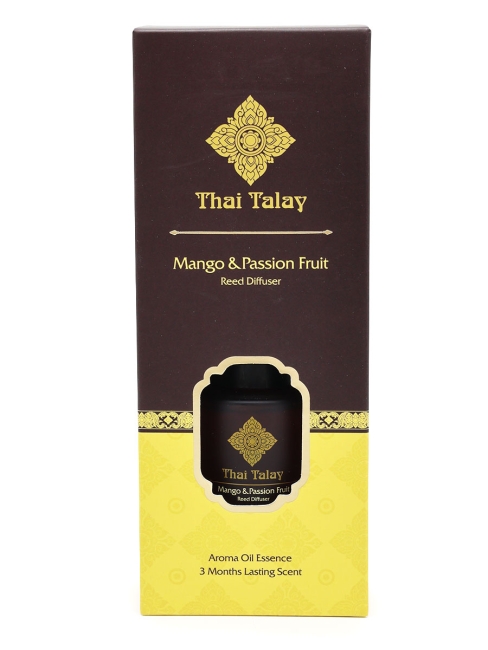 Thai Talay Аромадиффузор с палочками Манго и Маракуйя Aroma Oil Essense Reed Diffuser Mango-Passion Fruit, 50 мл Thai Talay Аромадиффузор с палочками Манго и Маракуйя Aroma Oil Essense Reed Diffuser Mango-Passion Fruit, 50 мл