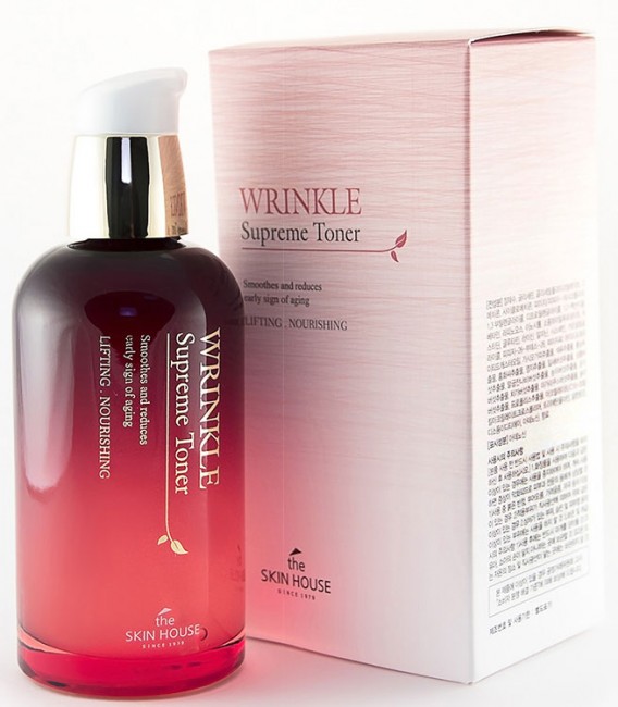 The Skin House Wrinkle Supreme Toner Питательный тонер с женьшенем "WRINKLE SUPREME", 130 мл