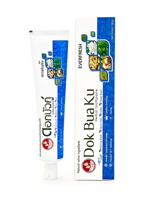 Twin Lotus Зубная паста растительная "Свежесть всегда" Dok Bua Ku Herbal Toothpaste Everfresh, 100 г