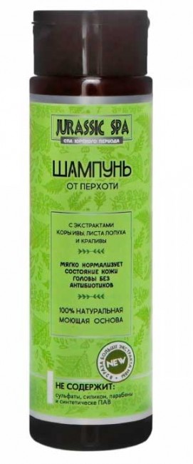 Jurassic Spa Шампунь для волос от перхоти, 270 мл Jurassic Spa Шампунь для волос от перхоти, 270 мл