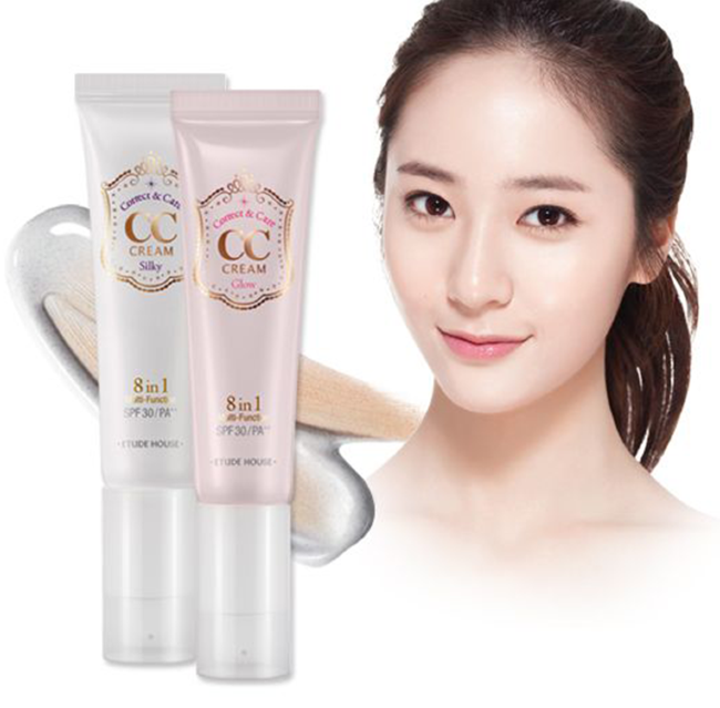 ETUDE HOUSE CC Cream Correct&Care Glow Корректирующий СС-крем для сияния кожи, 35 г