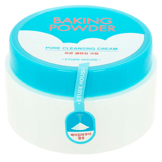 ETUDE HOUSE Baking Powder Pore Cleansing Cream Крем с содой для снятия макияжа и очищения пор, 180 мл ETUDE HOUSE Baking Powder Pore Cleansing Cream Крем с содой для снятия макияжа и очищения пор, 180 мл