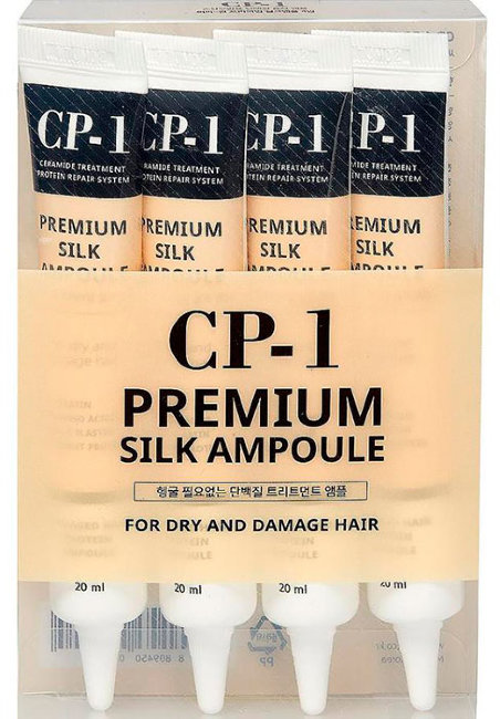 Esthetic House CP-1 Premium Silk Ampoule Несмываемая сыворотка для волос с протеинами шелка, 4*20 мл Esthetic House CP-1 Premium Silk Ampoule Несмываемая сыворотка для волос с протеинами шелка, 4*20 мл