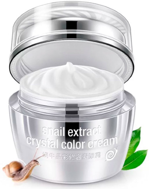 Rorec Snail Extract Crystal Color Кристальная основа под макияж с экстрактом улитки, 50 г