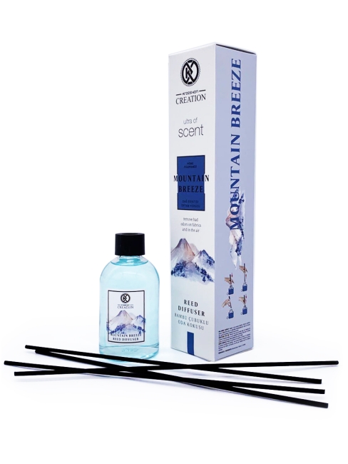 Kreasyon Аромадиффузор с палочками Горный Бриз Reed Diffuser Mountain Breeze, 115 мл