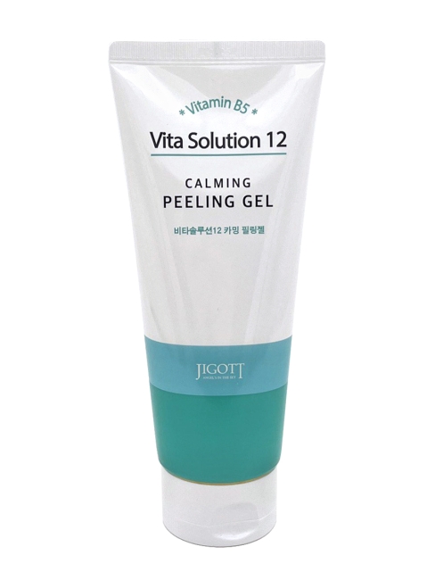 Jigott Гель-пилинг для лица с витамином B5 Vita Solution 12 Calming Peeling Gel, 180 мл Jigott Гель-пилинг для лица с витамином B5 Vita Solution 12 Calming Peeling Gel, 180 мл