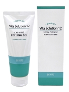 Jigott Гель-пилинг для лица с витамином B5  Vita Solution 12 Calming Peeling Gel, 180 мл