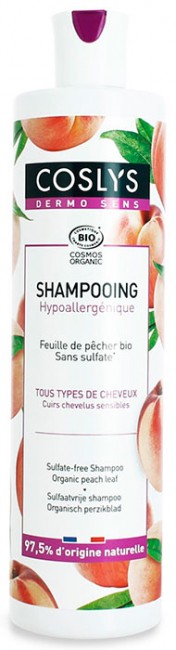 Coslys Шампунь с органическим персиком, гипоаллергенный, 380 мл Coslys Шампунь с органическим персиком, гипоаллергенный, 380 мл