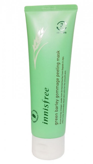 Innisfree Green Barley Gommage Peeling Mask Маска-пилинг с ячменем, 120 мл Innisfree Green Barley Gommage Peeling Mask Маска-пилинг с ячменем, 120 мл