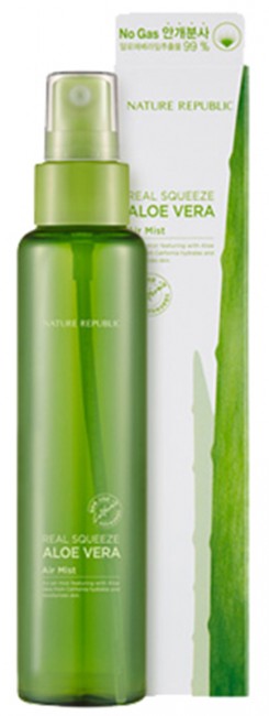 NATURE REPUBLIC Real Squeeze Aloe Vera Air Mist Мист для лица, 95 мл NATURE REPUBLIC Real Squeeze Aloe Vera Air Mist Мист для лица, 95 мл