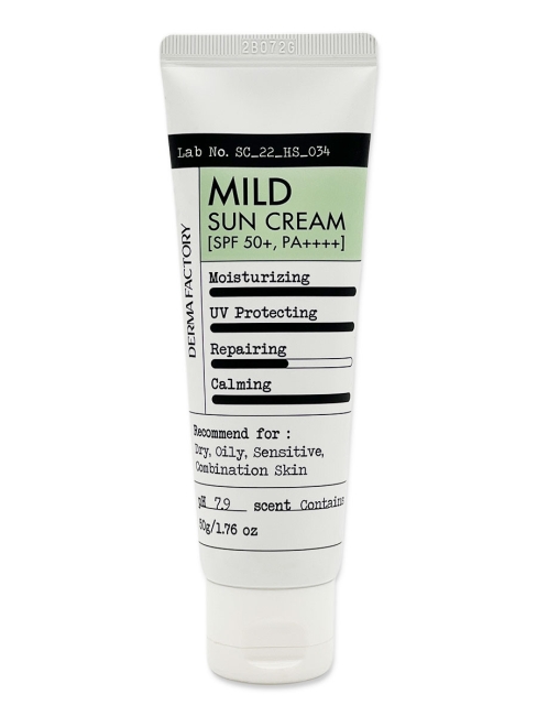 Derma Factory Мягкий солнцезащитный крем Mild Sun Cream, 50 г