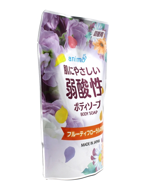 Rocket Soap Жидкое мыло для тела слабокислотное фруктово-цветочный аромат Animo Acidic Body Soap Fruity Floral, 340 мл Rocket Soap Жидкое мыло для тела слабокислотное фруктово-цветочный аромат Animo Acidic Body Soap Fruity Floral, 340 мл