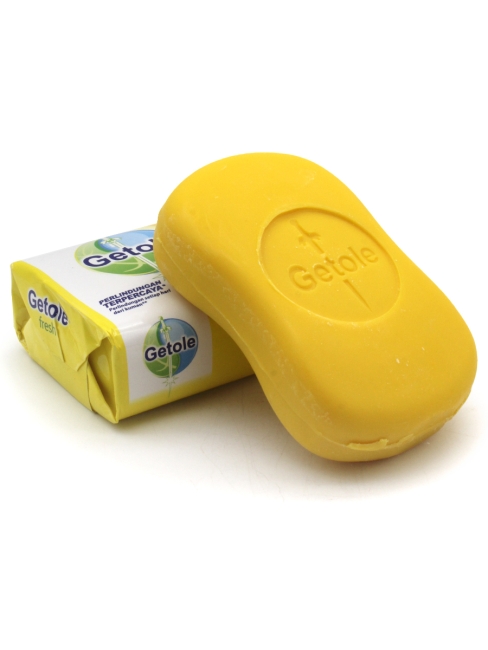 Getole Туалетное мыло с антибактериальным эффектом и ароматом цитрусов Antibacterial Soap Fresh Citrus, 110 г