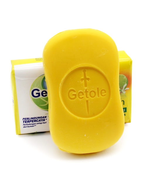 Getole Туалетное мыло с антибактериальным эффектом и ароматом цитрусов Antibacterial Soap Fresh Citrus, 110 г