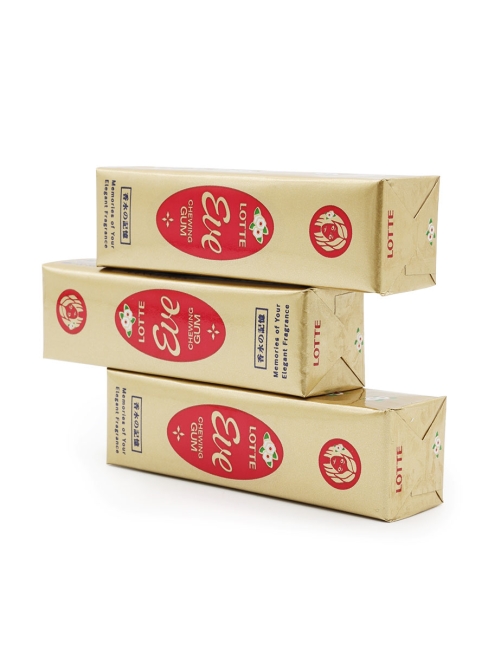 LOTTE Жевательная резинка со вкусом розы Eve Rose, 3 шт х 26,1 г