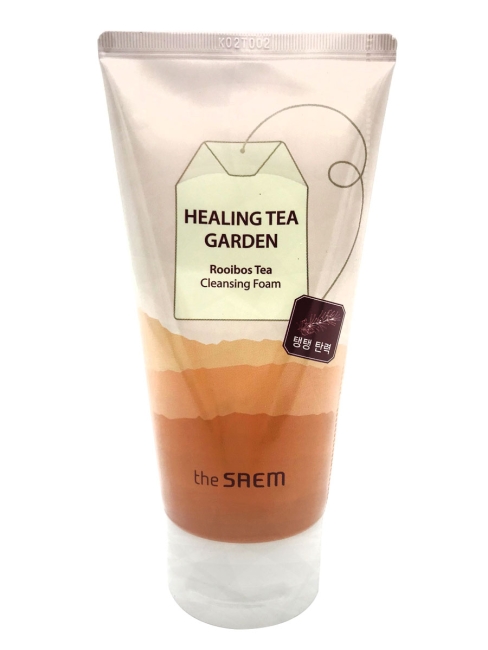 The Saem Пенка для умывания Healing Tea Garden Rooibos Tea Cleansing Foam, 150 мл The Saem Пенка для умывания Healing Tea Garden Rooibos Tea Cleansing Foam, 150 мл